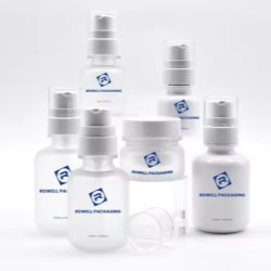 Frosted Glass Lotion Bottle
